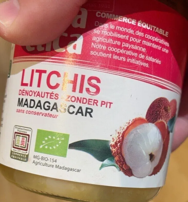 Litchis de ma cherie Elisabeth