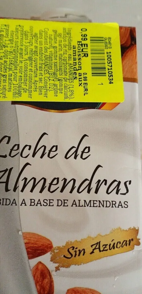 Laitd amandes