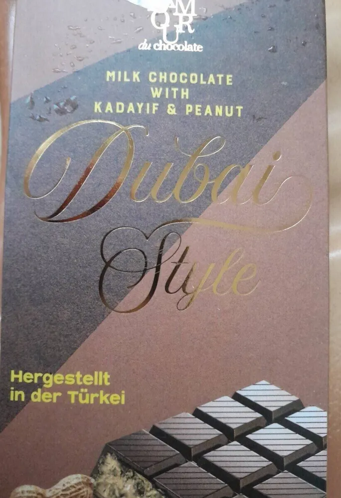 Chocolat au lait kadaif et noisette