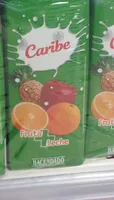 Caribe fruta más leche