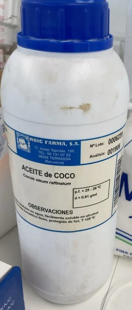 Aceite de coco