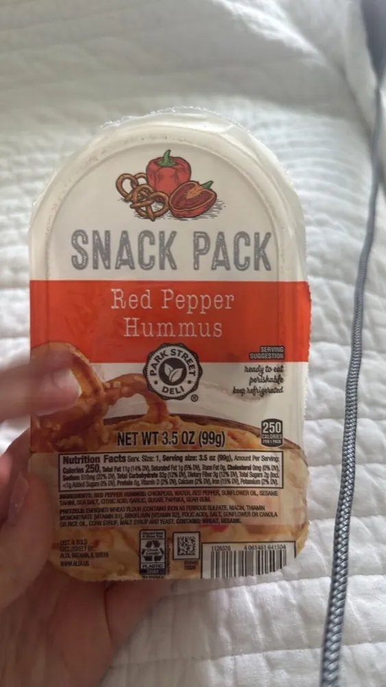 Park Street Deli Red Pepper Hummus Snack Pack