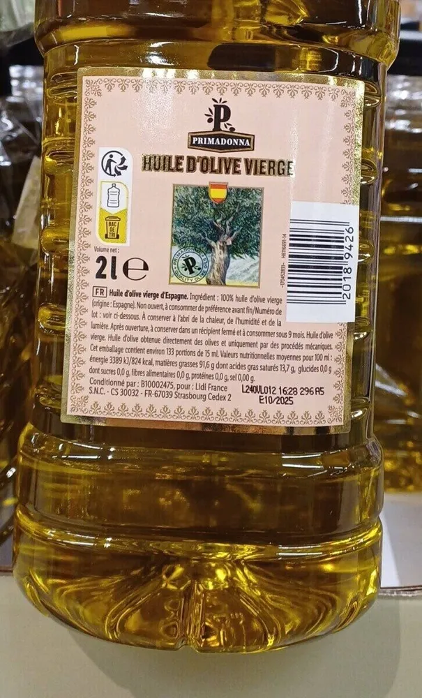 Huile d'olive vierge