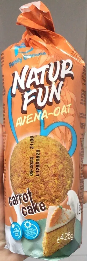 Natur fun avena carrot cake