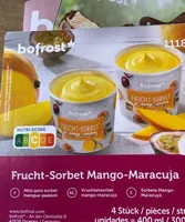 Mini-pots sorbet mangue passion