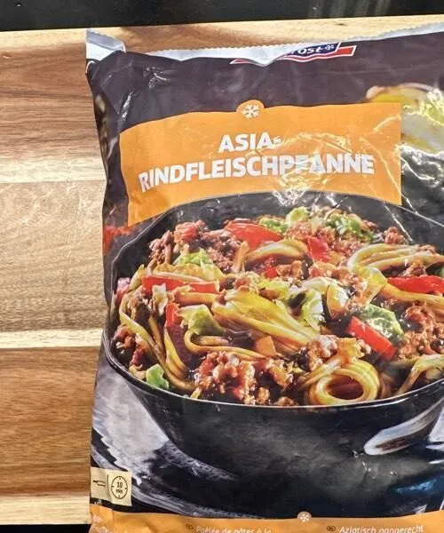 Asia-Rindfleischpfanne
