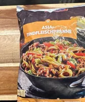 Asia-Rindfleischpfanne