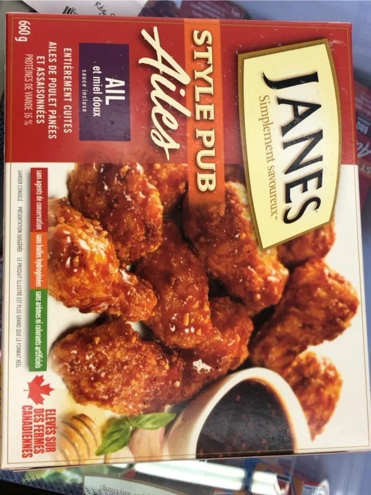 Pub style wings