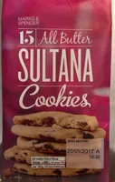 All Butter Sultana Cookies
