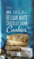 All Butter Belgian White Chocolate Chunk Cookies