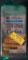 All Butter Reduced Fat Stem Ginger Cookies