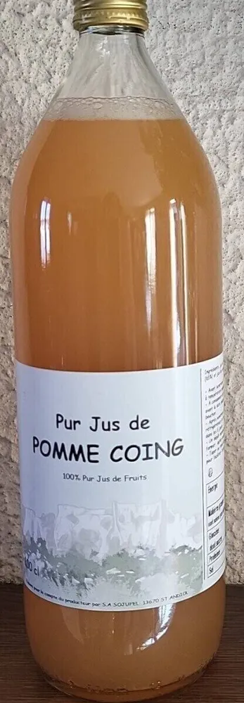 Pur jus pomme coing
