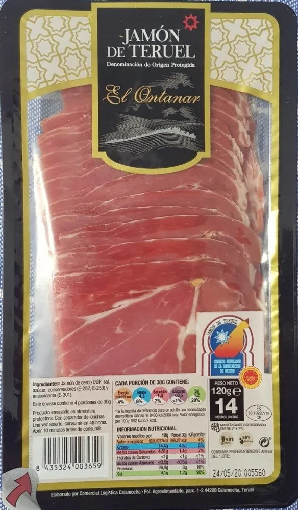 Jamón de Teruel (Denominación de Origen Protegida)