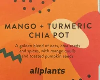 Mango + Turmeric chia pot