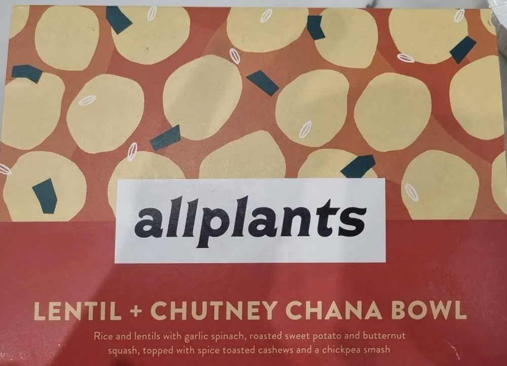 Lentil + Chutney Chana Bowl
