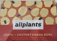 Lentil + Chutney Chana Bowl
