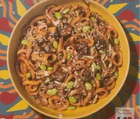 Hoisin mushroom udon noodles