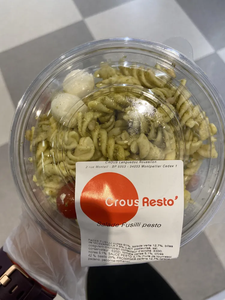 Salade Fusilli pesto