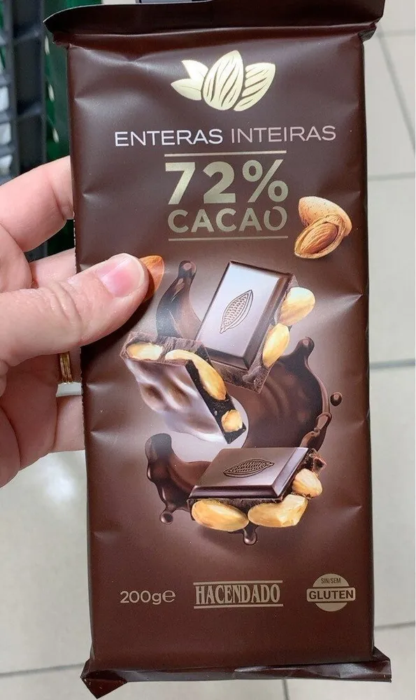 Enteras 72% cacao