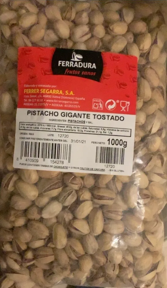Pistacho gigante tostado