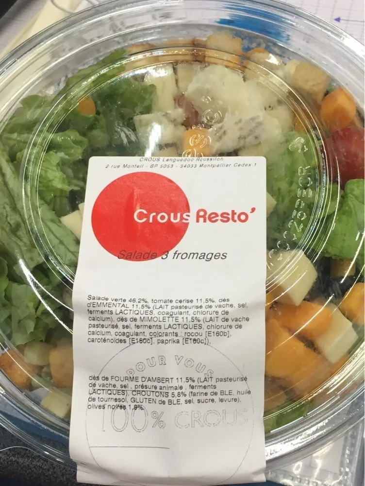 Salade 3 fromages