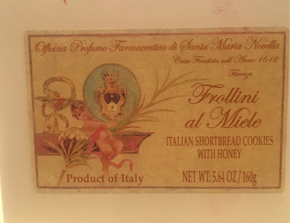 Frollini al miele italian shortbread cookies with honey
