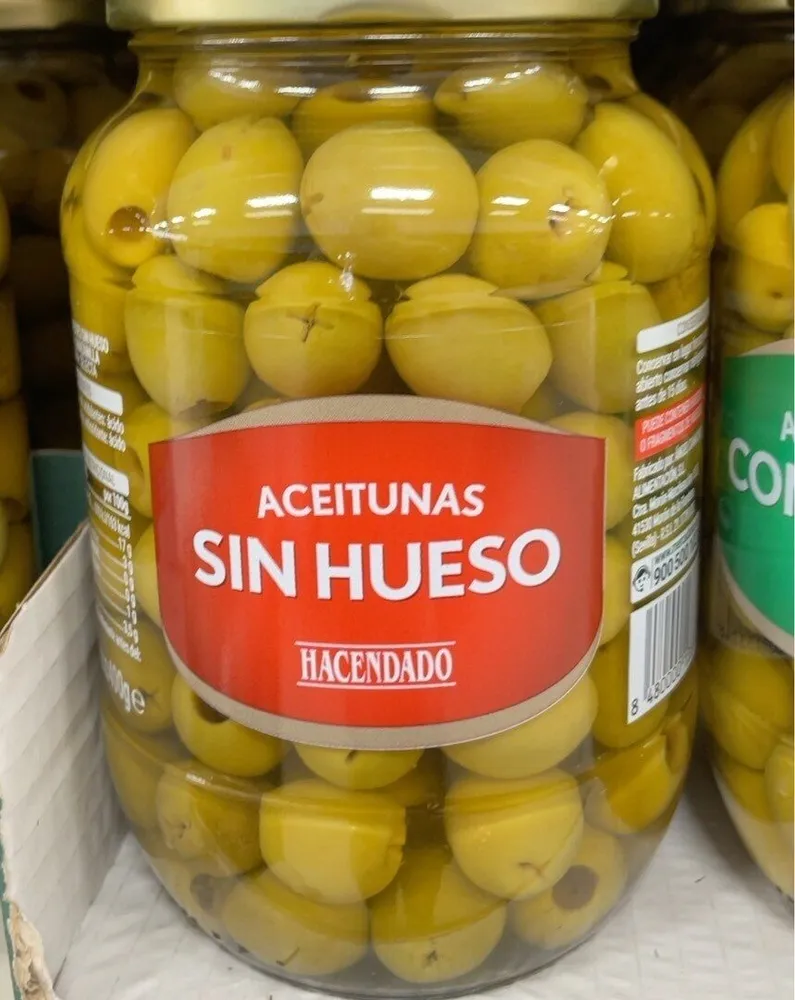 Aceitunas sin hueso