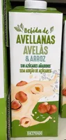 Bebida avellanas y arroz