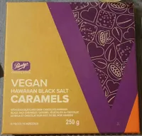 Vegan Hawaiian Black Salt Caramels
