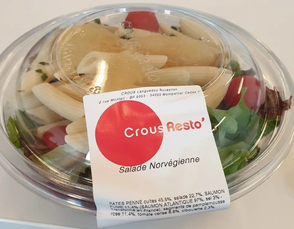 Salade norvégienne crous