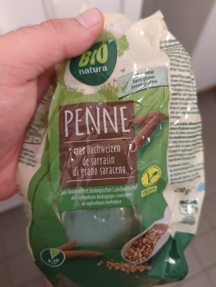 Penne aus Buchweizen