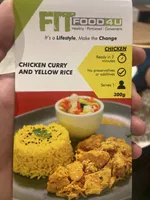 CHICKEN CURRY AND YELLOW RICE