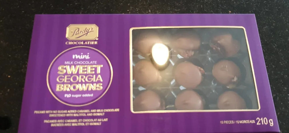 Mini milk chocolate sweet Georgia browns