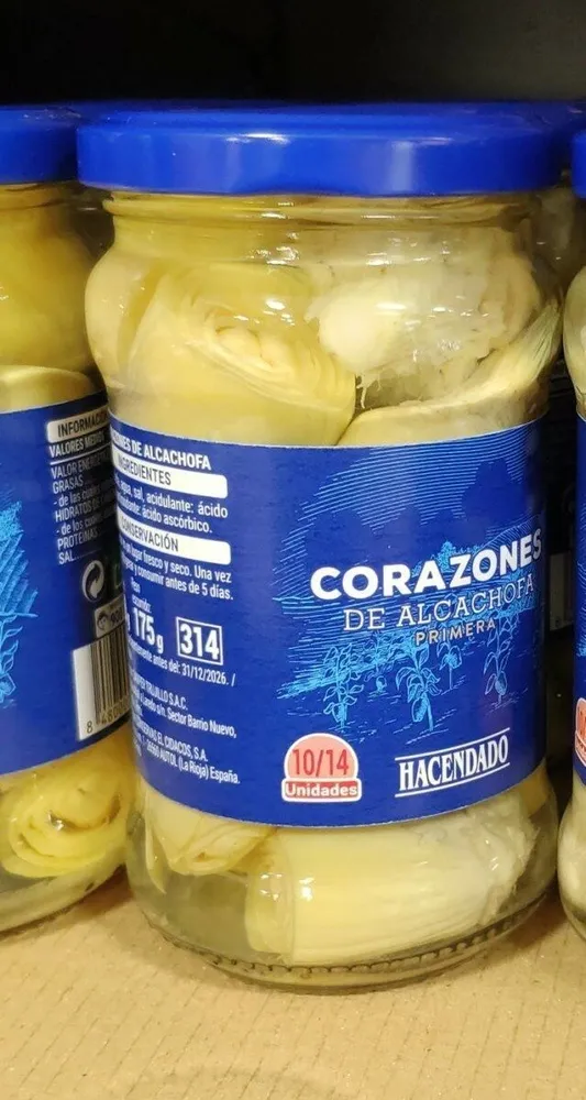 Corazones alcachofas