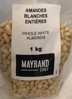 Amandes blanches entières