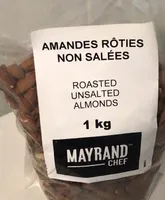 Amandes rôties non salées