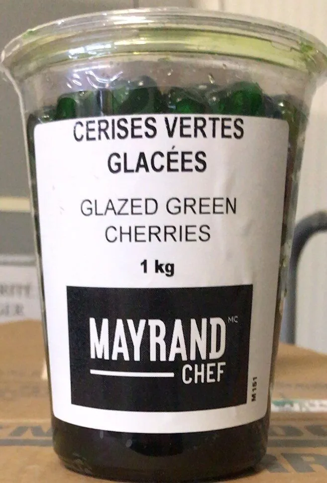 Cerises vertes glacées