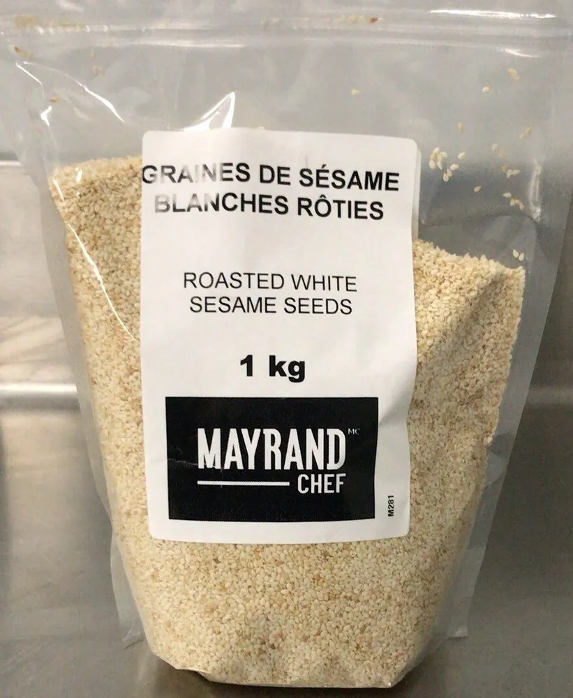 Graines de sésame blanches rôties