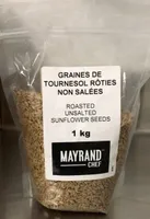 Graines de tournesol rôties non salées