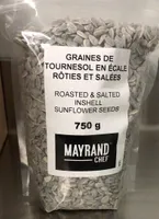 Graines de tournesol en écale rôties et salées