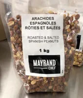 Arachides espagnoles rôties et salées