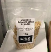 Arachides blanches rôties et salées
