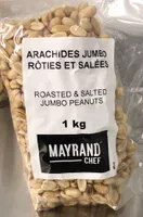 Arachides jumbo rôties et salées