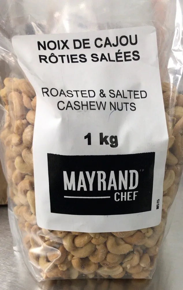 Noix de cajou rôties salées
