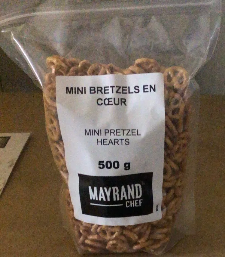Mini bretzels en coeur