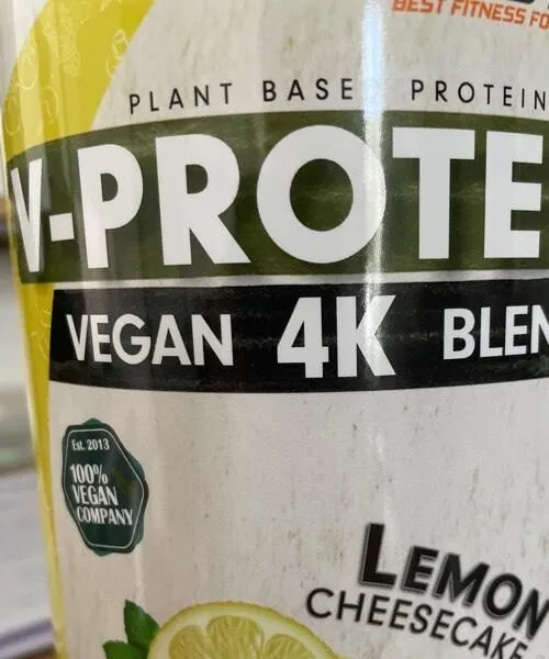 Vegan  4K Proteinpulver  Lemon Cheesecake