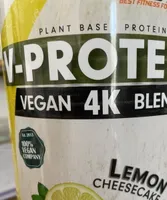Vegan  4K Proteinpulver  Lemon Cheesecake