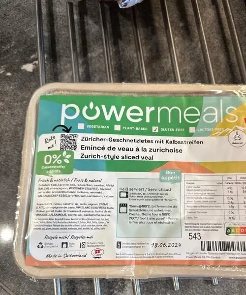 Émincé de veau à la zurichoise