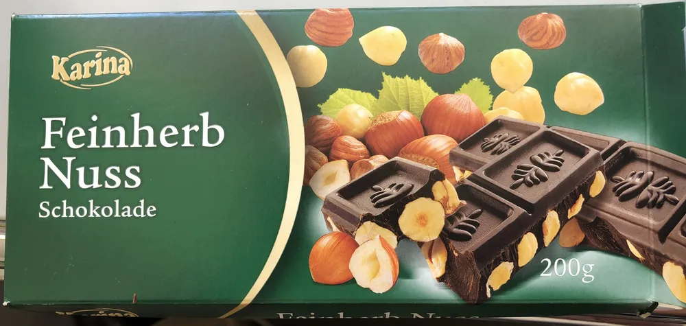 Feinherb Nuss Schokolade