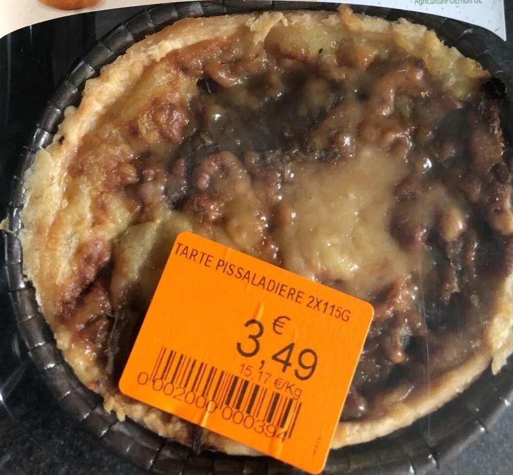 Tartes facon pissaliere